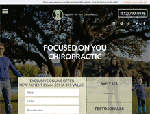 Tablet Screenshot of focusedonyouchiropractic.com